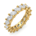 Alternating Marquise and Round Diamond Eternity Band