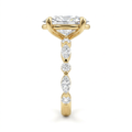 Alternating Marquise and Round Diamond Eternity Band - Style 2