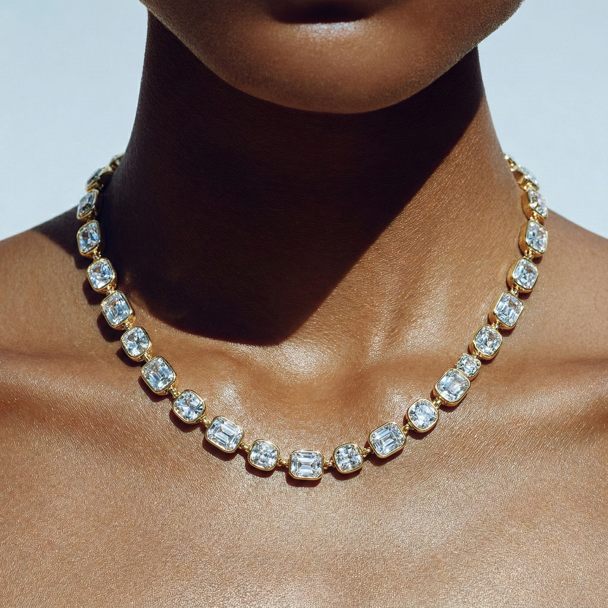 Diamond Station Necklace