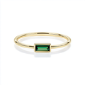 Dainty East West Baguette Ring