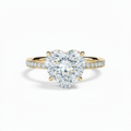 Heart Pavé Solitaire