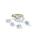 Cushion Bezel Modern Solitaire
