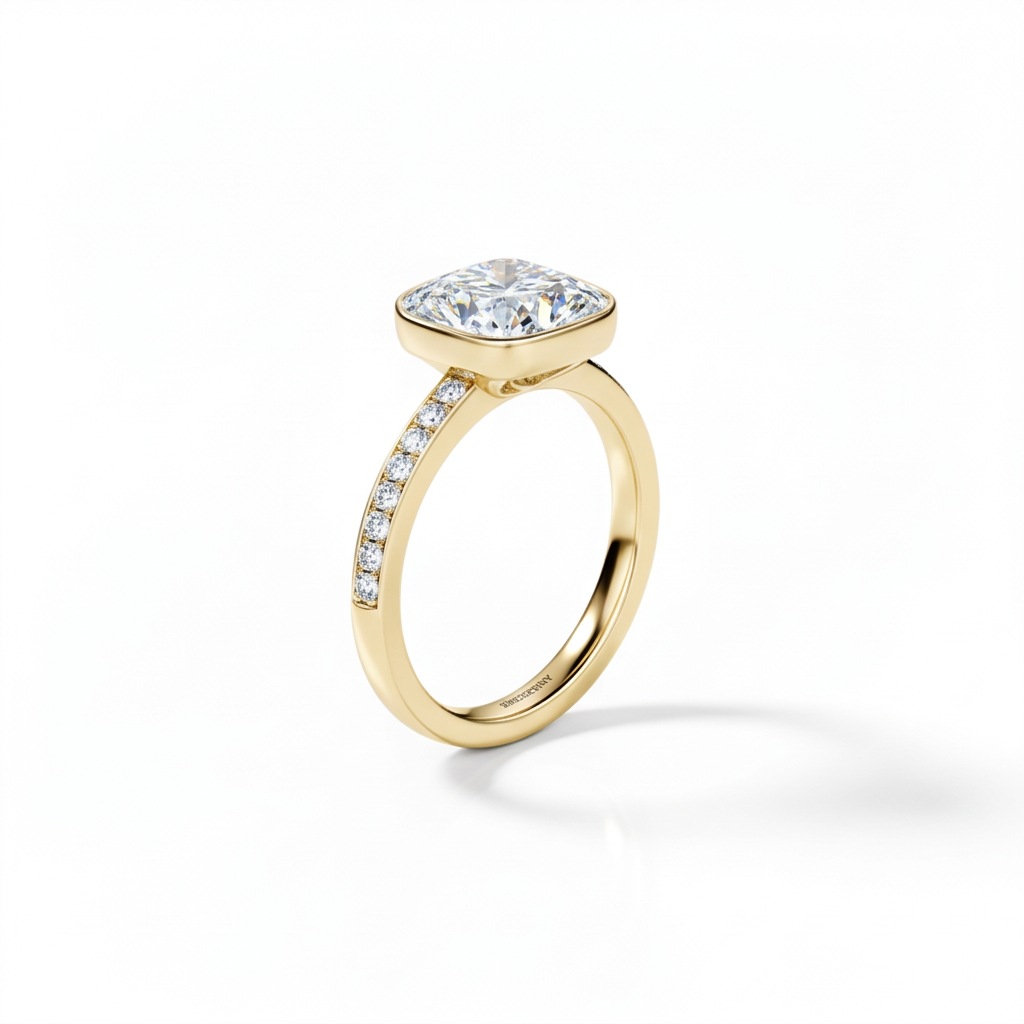 Petite Bezel Channel Ring