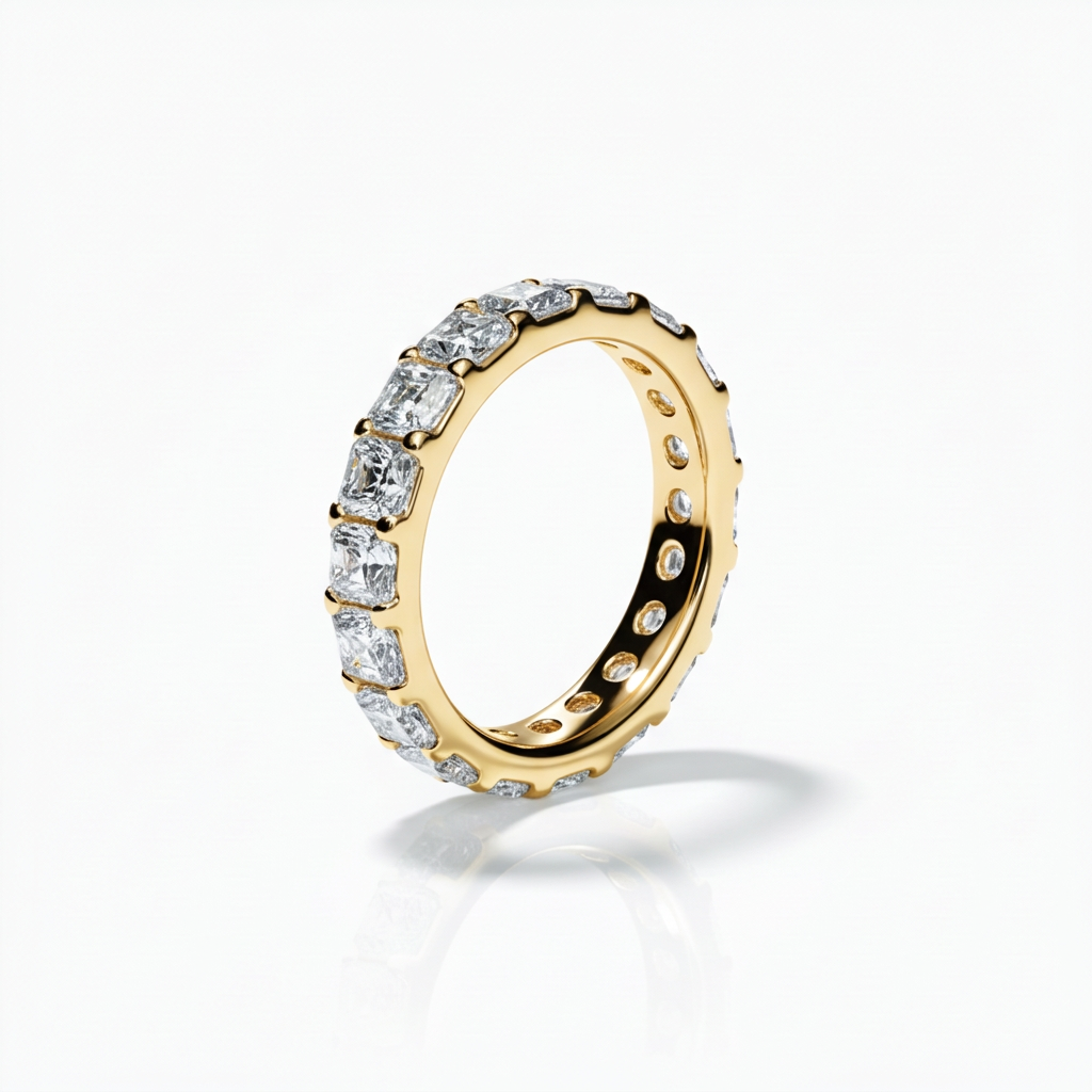 Radiant Half-Eternity Band