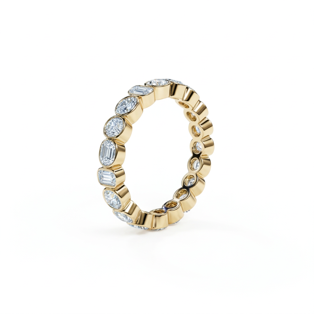 Mixed Cut Eternity Band