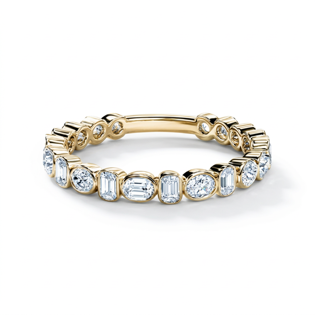 Mixed Cut Eternity Band