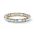 Baguette & Bezel Eternity Band