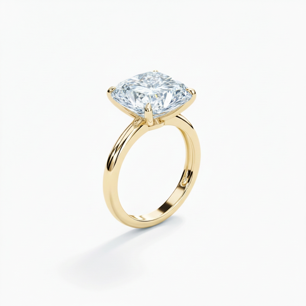 Radiant Thin Band Solitaire