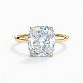 Radiant Thin Band Solitaire