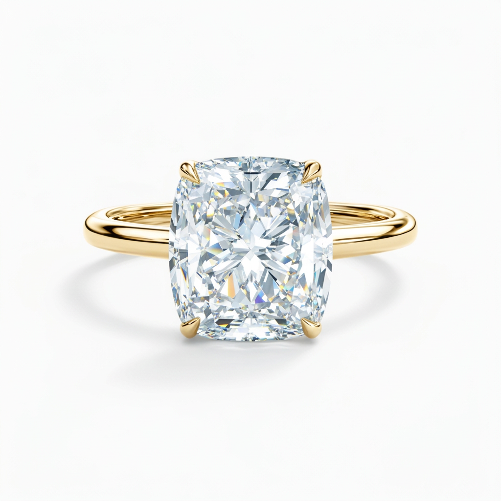Radiant Thin Band Solitaire