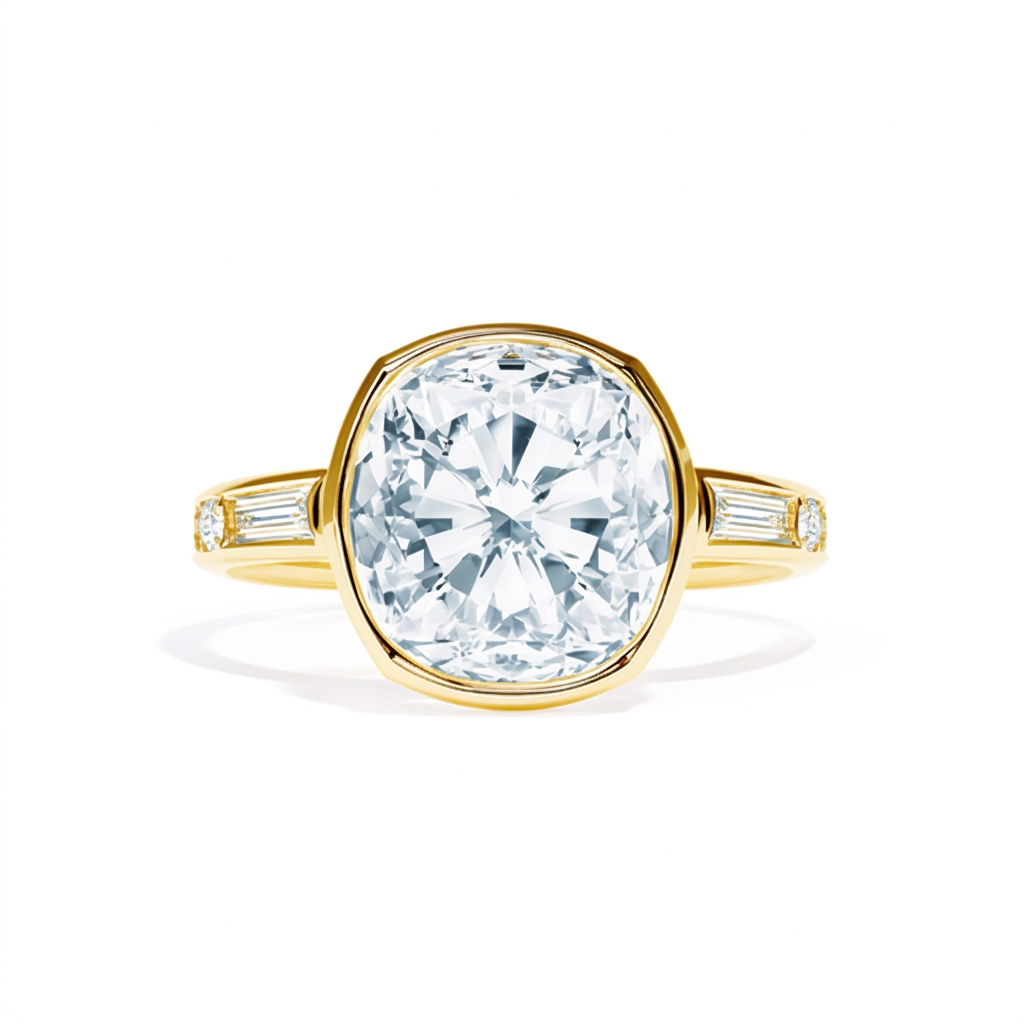 Art Deco Bezel Baguette Ring
